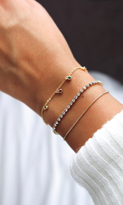 Glow Tennis Bracelet