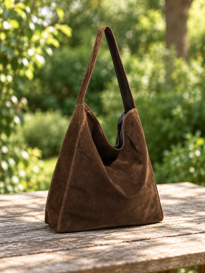 Wildleder Tasche Braun