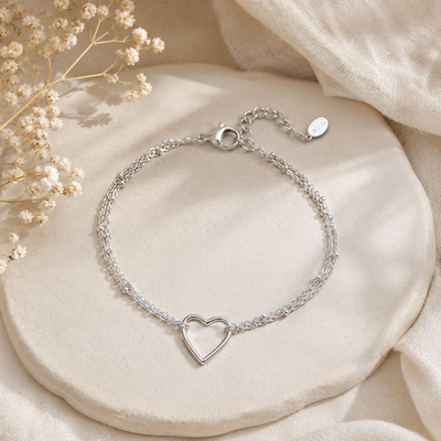 Silver Luna Love Layer