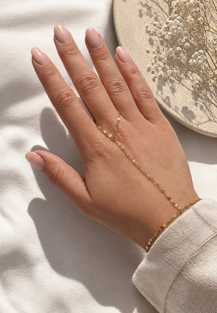 Golden Grace Hand Chain