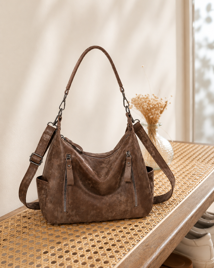 Handtasche Kunstleder Braun