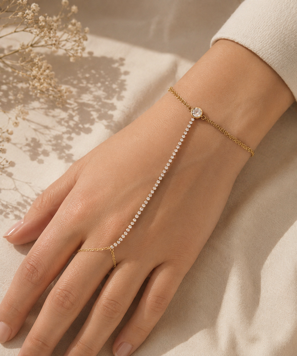 Luna Cascade Hand Chain