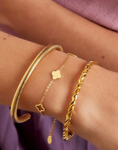 Golden/ Silver Clover