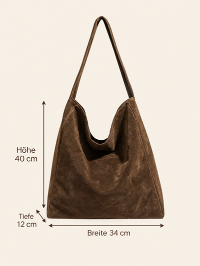 Wildleder Tasche Braun