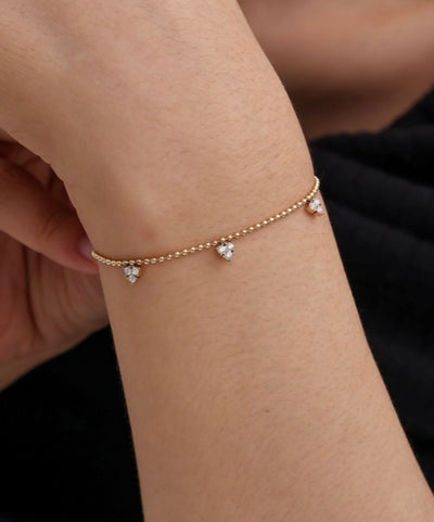 Gold Set Zirkonia