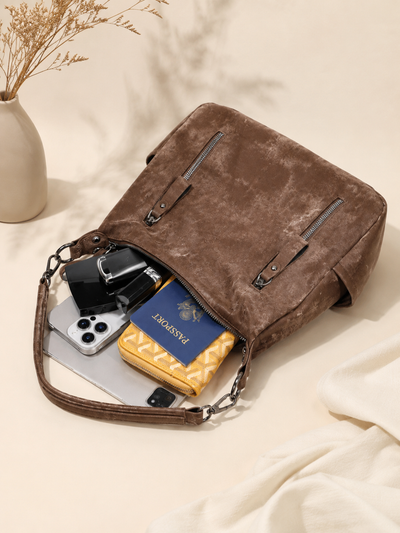 Handtasche Kunstleder Braun