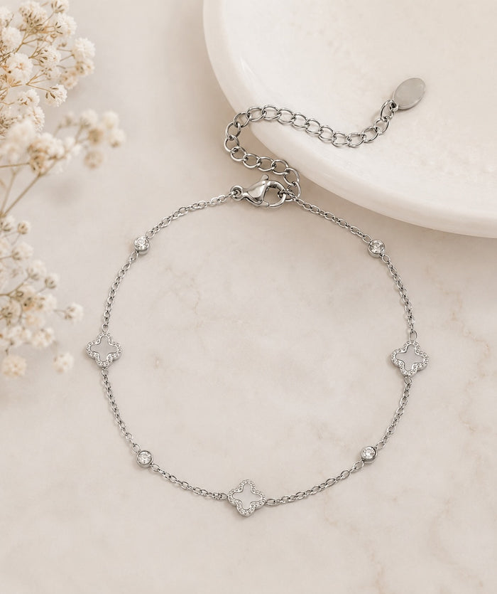 Clover Sparkel Silver