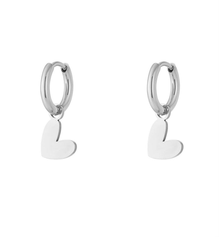 Clover Heart Silber
