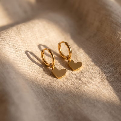 Heart Earring - Editorial warm