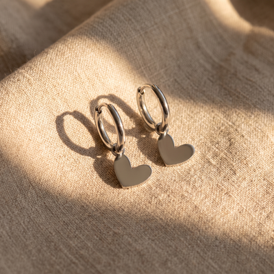 Clover Heart Silber - Editorial warm